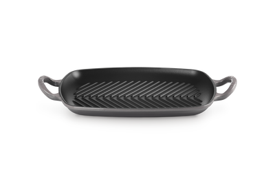 Le Creuset Cast Iron Signature Shallow Rectangular Grill 30cm