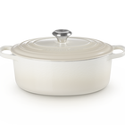 Cast Iron Signature Oval CasseroleMeringue image number 1