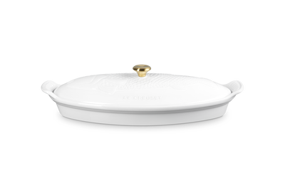 Stoneware Heritage Fish Baker with Lid