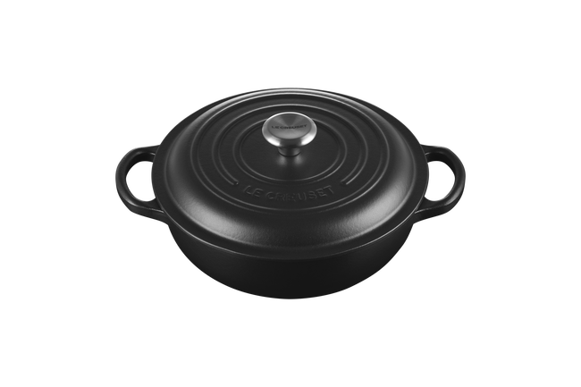 S Stew Pot 22cm Matte BlackMatte Black image number 2