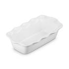 Stoneware Fluted Loaf Dish 23cmWhite image number 4