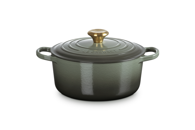 Le Creuset Cast Iron Signature Round Casserole 24cm ThymeThyme image number 1