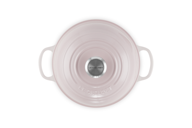 Le Creuset Cast Iron Signature Bread Oven 24cm Shell PinkShell Pink image number 4