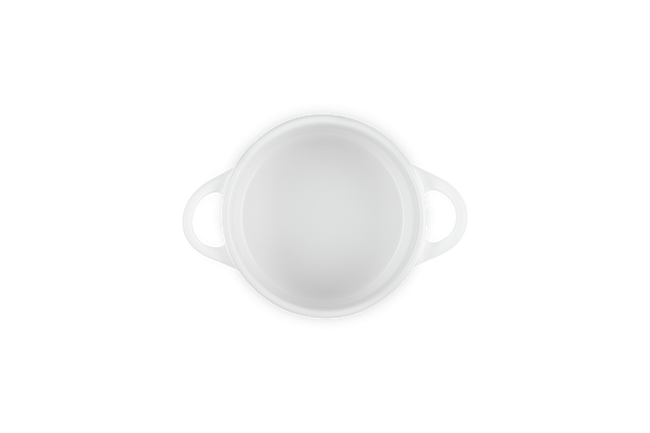 10cm Mini Rd Cocotte Bk White Heart Collection image number 7