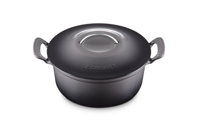Le Creuset Cast Iron Classic Modern Heritage Round Casserole 26cm FlintFlint image number 2
