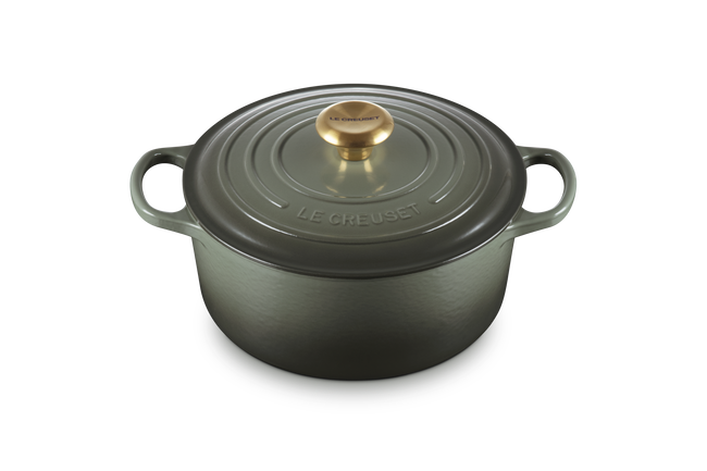 Le Creuset Cast Iron Signature Round Casserole 24cm ThymeThyme image number 2