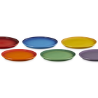 Stoneware Rainbow Set of 6 Coupe Dinner Plates image number 2