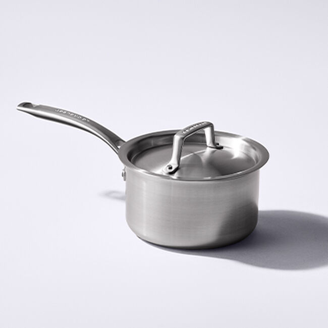 Essential 3-ply Stainless Steel 16cm Saucepan with Lid image number 5