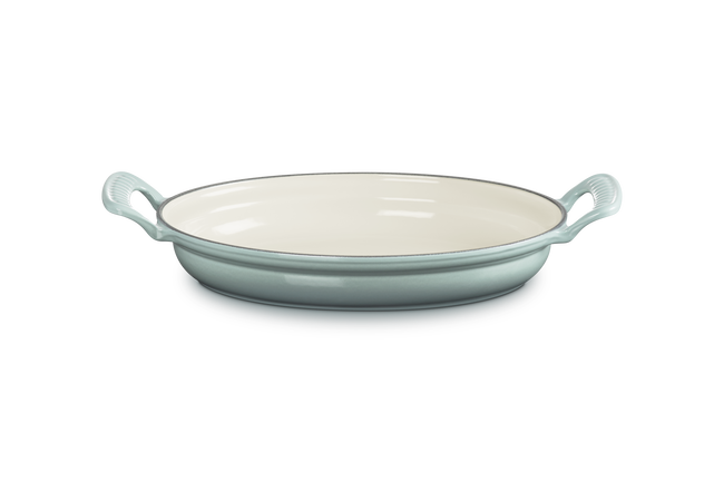 Le Creuset Cast Iron Modern Heritage Oval Casserole Baker 28cm Sea SaltSea Salt image number 1