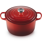 Cast Iron Signature Deep Round CasseroleCerise image number 2