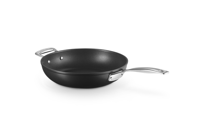 Toughened Non-Stick Deep Frying Pan with Helper Handle image number 5