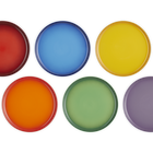 Stoneware Rainbow Set of 6 Coupe Dinner Plates image number 5