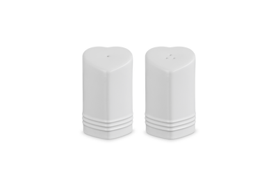 Stoneware Heart Salt & Pepper Shakers