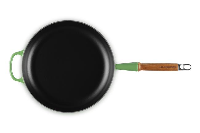Cast Iron Signature Frying Pan with Wooden HandleBamboo image number 4