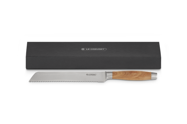 Bread Knife with Olive Wood Handle image number 4