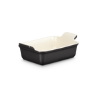 Stoneware Heritage Rectangular DishMatte Black image number 3