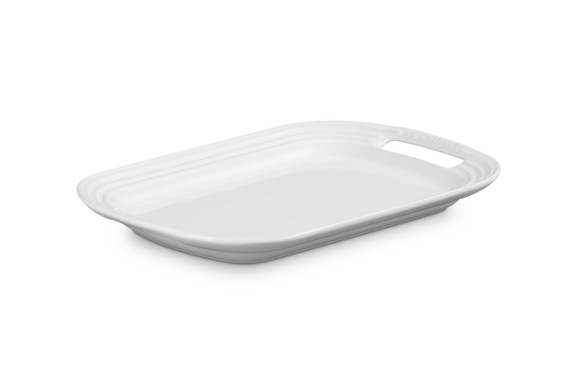 Stoneware BBQ PlatterWhite image number 5