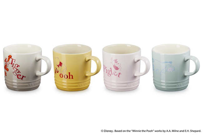 Stoneware Winnie The Pooh Set of 4 Mugs image number 4