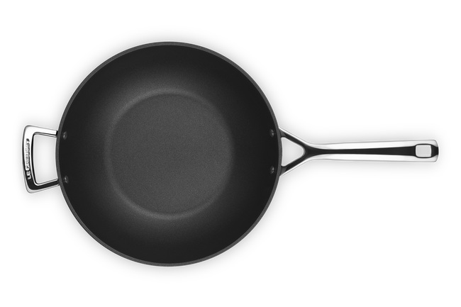 Toughened Non-Stick Stir-Fry Pan with Helper Handle image number 4