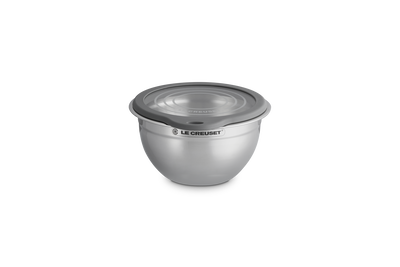 Stainless Steel Mixing Bowl with Glass Lid