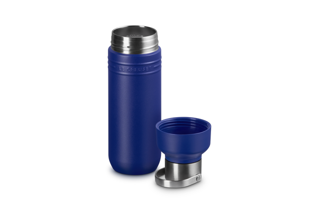 On The Go Insulated Water Bottle 500mlAzure Blue image number 1