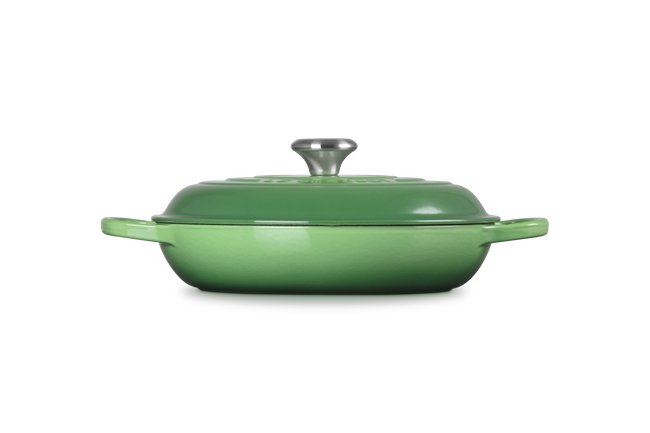 Le Creuset Cast Iron Signature Shallow Casserole 28cm BambooBamboo image number 3