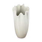 Stoneware Iris VaseMeringue image number 1