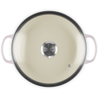 Le Creuset Cast Iron Signature Shallow Casserole with GlaStainless Steel Lid 26cm ShallotShallot image number 5