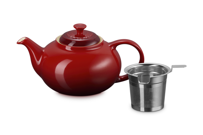 Le Creuset Stoneware Teapot with Stainless Steel Infuser 1.3L image number 2