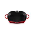 Le Creuset Cast Iron Signature Deep Square Grill 30cm CeriseCerise image number 2