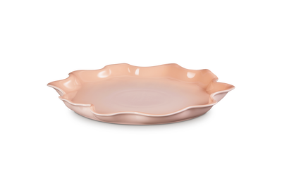 Stoneware Iris Serving Platter