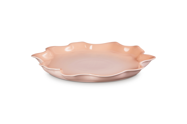 Stoneware Iris Serving Platter image number 2