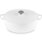 Le Creuset Cast Iron Classic Oval CasseroleWhite image number 2