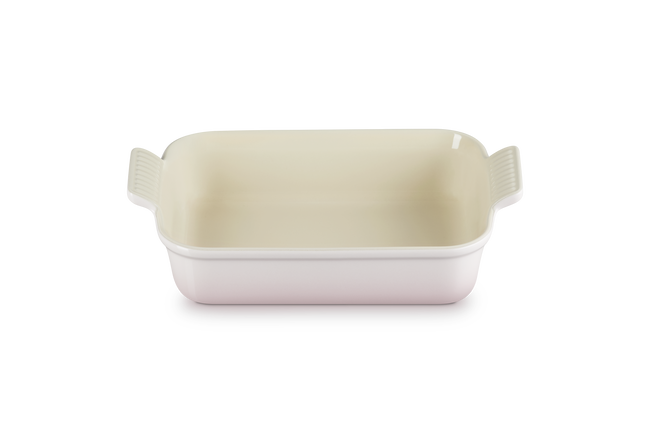 Stoneware Heritage Rectangular DishShell Pink image number 2