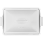 Stoneware Heritage Rectangular Dish with LidWhite image number 4