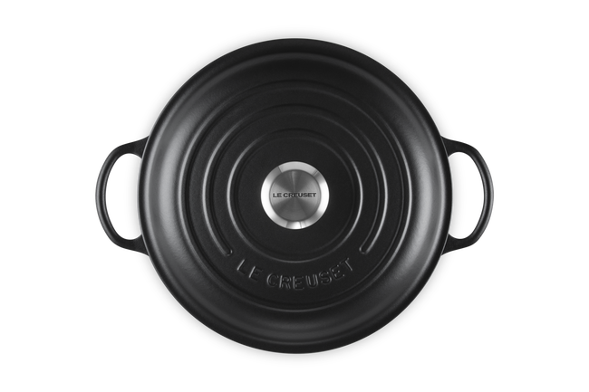 Cast Iron Signature Chefs CasseroleMatte Black image number 5