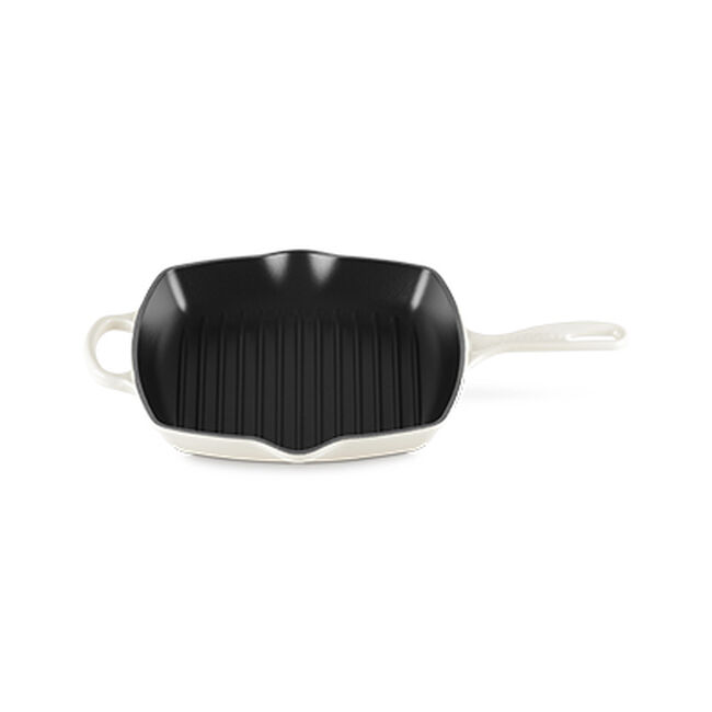 Cast Iron Signature Square Skillet GrillMeringue image number 3