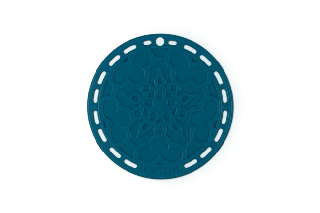 Silicone French TrivetDeep Teal image number 1
