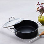 Toughened Non-Stick Sauteuse with Glass Lid image number 6