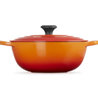 Le Creuset Cast Iron Signature Soup Pot 26cm Flame image number 3
