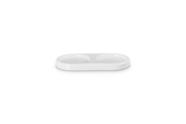 Le Creuset Stoneware Mill Tray 18cm WhiteWhite image number 1