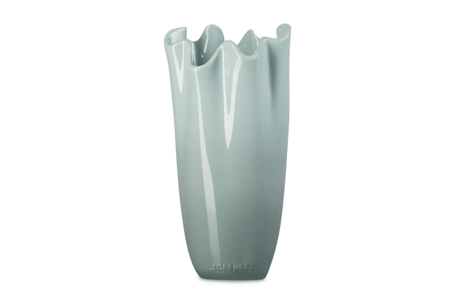 Stoneware Iris VaseSea Salt image number 3