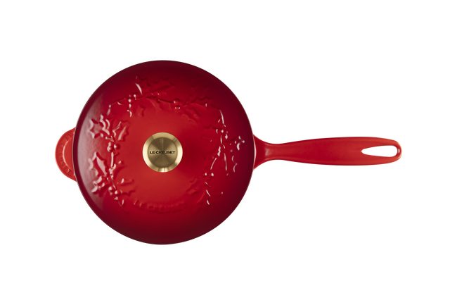 Cast Iron Holly Saucier with Gold Knob image number 4