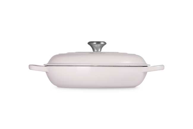 Le Creuset Cast Iron Signature Shallow Casserole 30cm ShallotShallot image number 3
