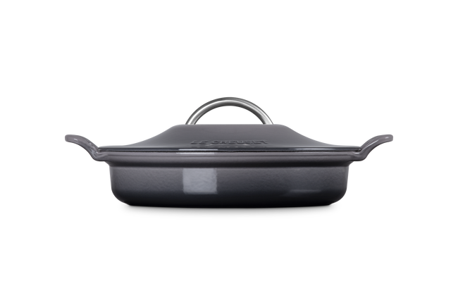 Le Creuset Cast Iron Classic Modern Heritage Shallow Casserole 28cm FlintFlint image number 3