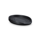 Stoneware Oval Spoon RestMatte Black image number 5