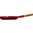 Le Creuset Cast Iron Signature Frying Pan with Wooden Handle 24cm CeriseCerise image number 3
