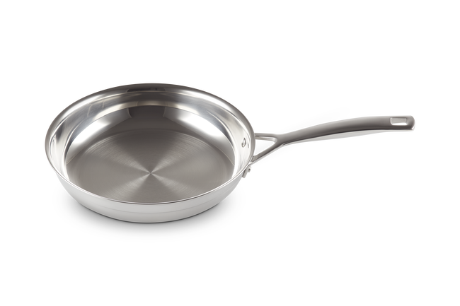 3-ply Stainless Steel Uncoated Frying Pan image number 2