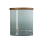 Signature 1.1L Storage Jar with Wooden LidSea Salt image number 3