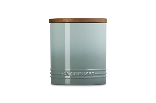 Signature 1.1L Storage Jar with Wooden LidSea Salt image number 3
